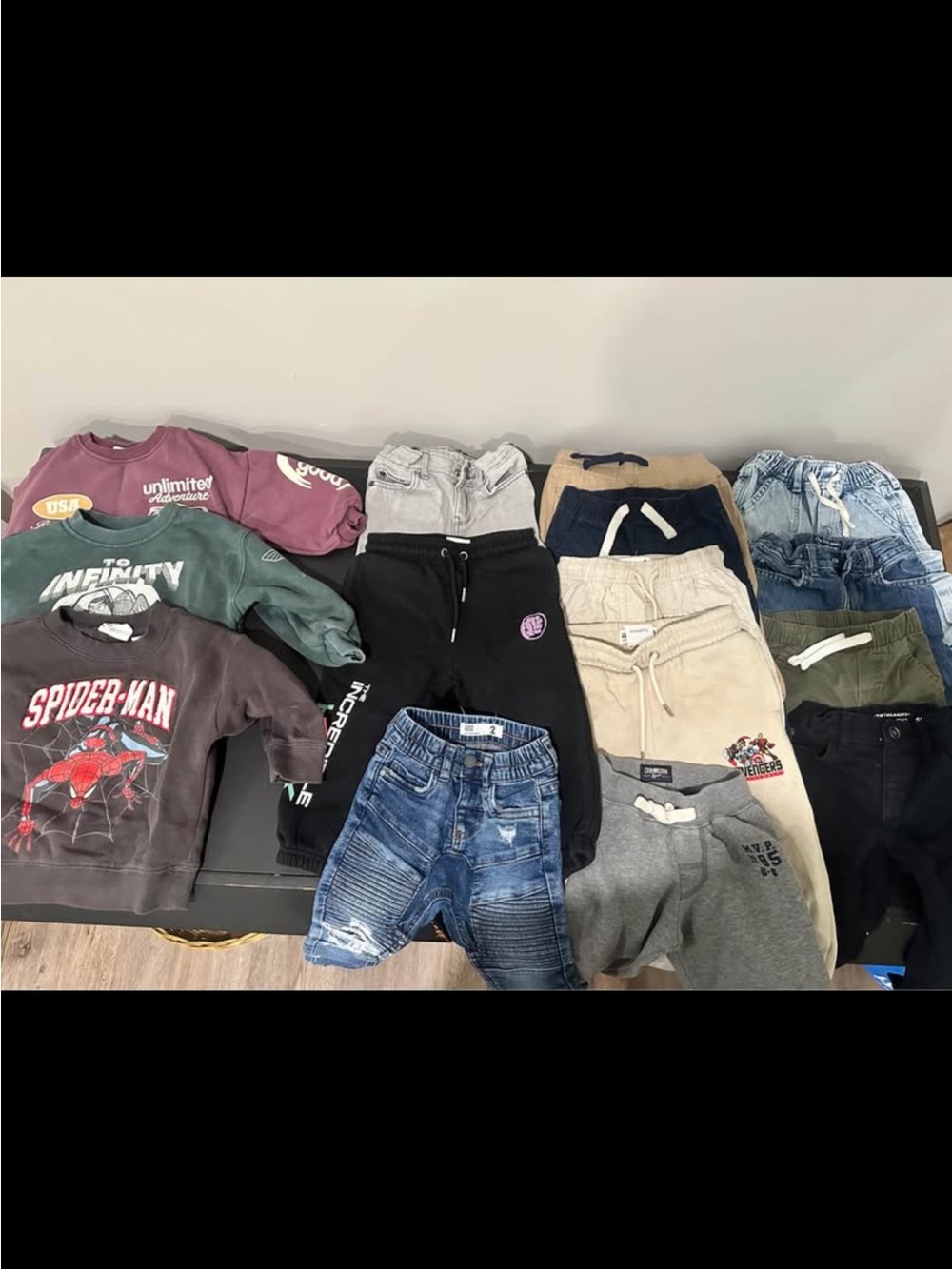 Assorted Toddler Tops and Bottoms Bundle - Mixed Colors